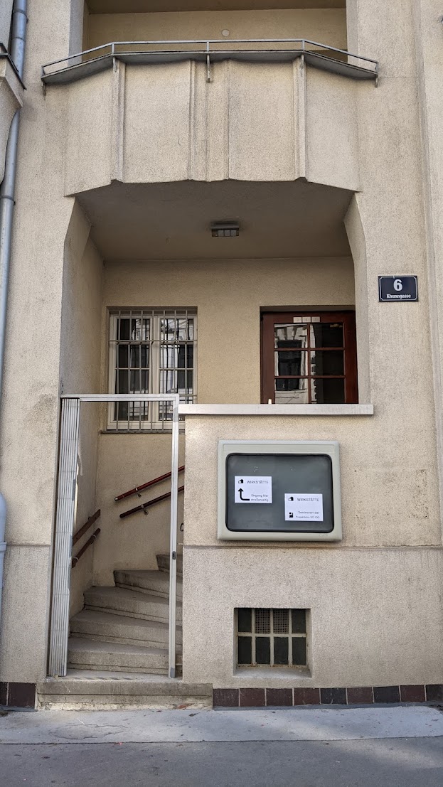 Wirkstätte Vienna – entrance